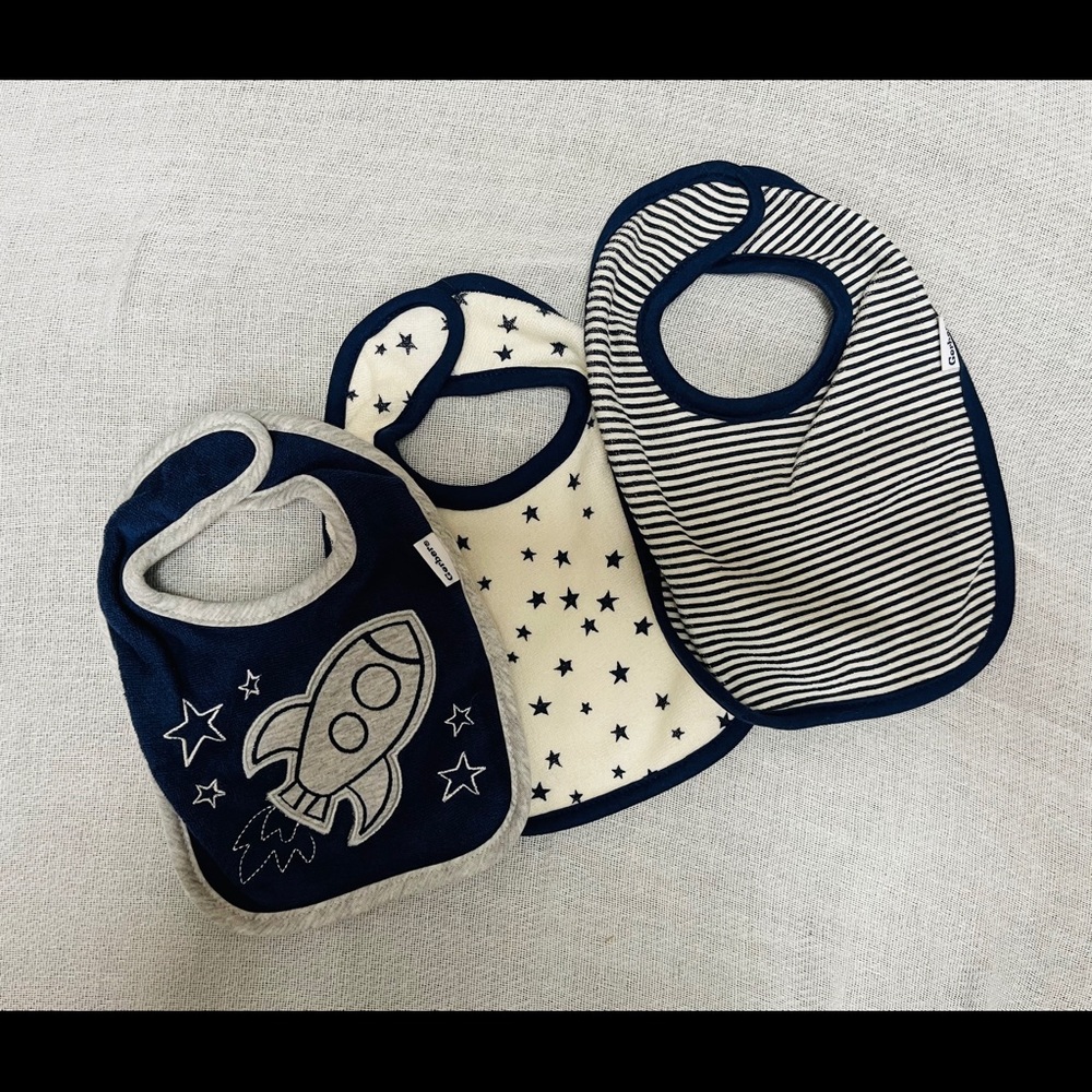 Set of 3 baby bibs